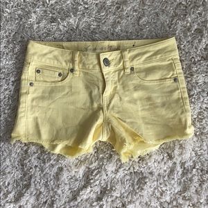 AE Yellow shorts size 0